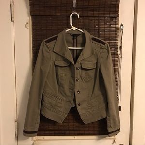 White House Black Market Boxy Cropped Blazer